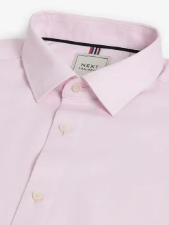 Next Slim Fit Easy Care Textured Single Cuff Smart Shirts 3 Pack^ Shirts