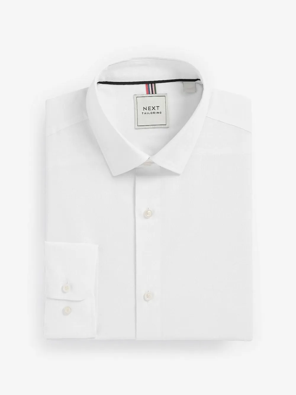 Next Slim Fit Easy Care Textured Single Cuff Smart Shirts 3 Pack^ Shirts