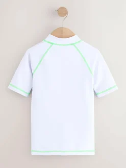 Discount Next White/Blue Sonic Rash Vest (3-16yrs)