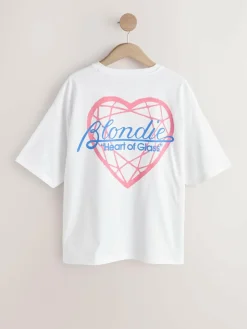 Next White/Blue Stripe Blondie Short Sleeve Pyjamas^Women Pyjamas