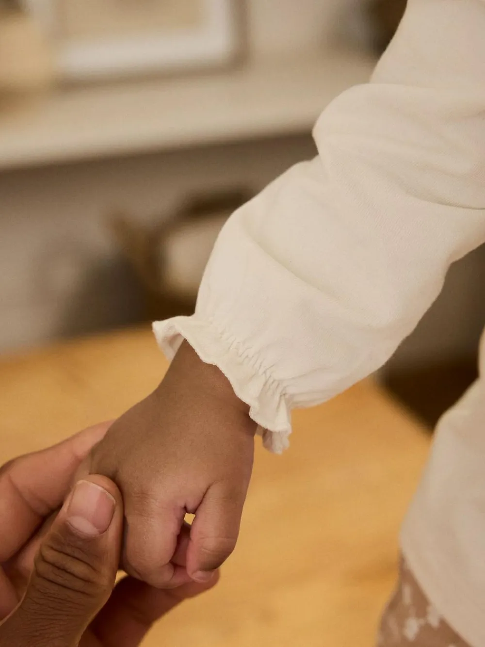 Next White/Brown Baby Long Sleeve Top and Trousers Set 2 Piece (0mths-2yrs)^ Tops|Cosy Club