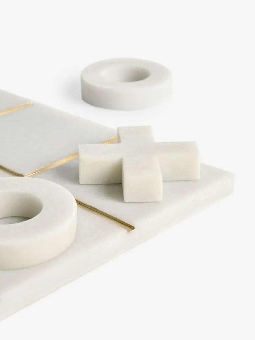 Clearance Next White/Gold Noughts And Crosses Game