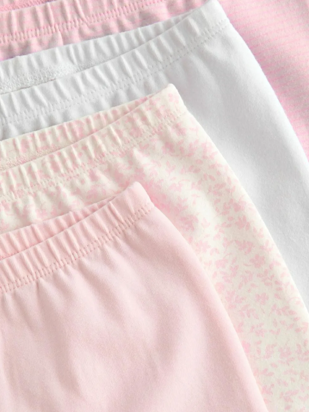 Next White/Pink Baby Leggings 4 Pack (0mths-2yrs)^ Pants & Leggings|Pants & Leggings