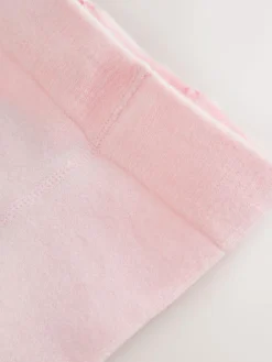 Clearance Next White/Pink Ditsy Baby Bloomer Rompers Set 2 Piece with Tights (0mths-3yrs)