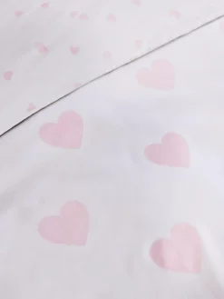 Next Heart Reversible Duvet Cover and Pillowcase Set^ Bedsets & Duvet Covers