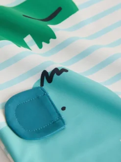 Next Short Sleeve Sunsafe Rash Vest and Swim Shorts Set (3mths-7yrs)^BOY Swimwear|Swimwear