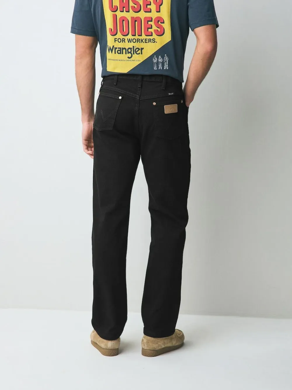 Discount Wrangler Original Fit 13MWZ Cowboy Cut 100% Cotton Jeans Black