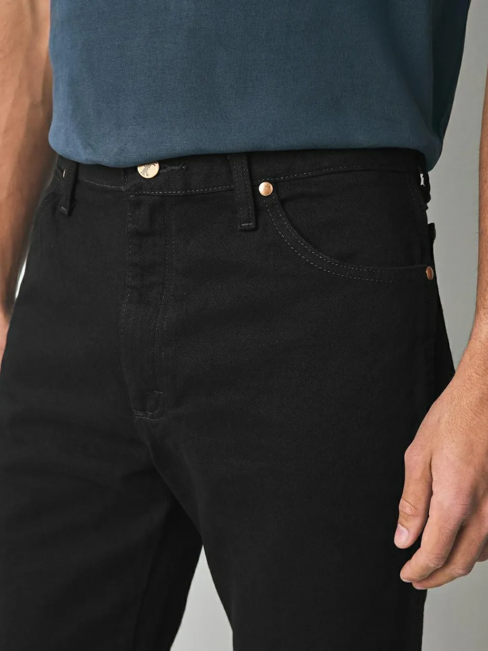 Discount Wrangler Original Fit 13MWZ Cowboy Cut 100% Cotton Jeans Black