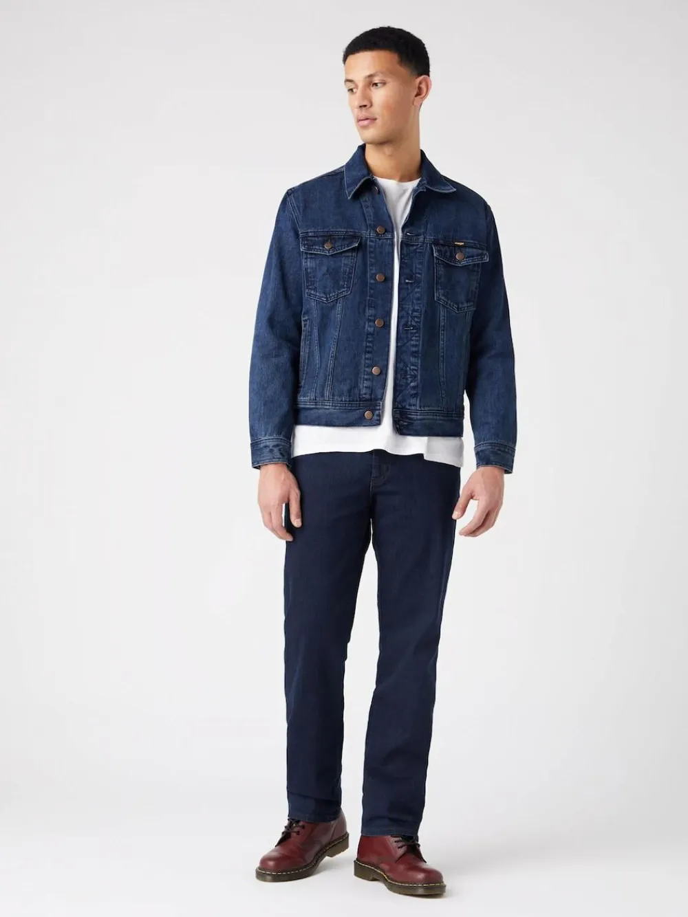 Wrangler Blue Black Straight Fit Texas Authentic Jeans^ Jeans|Jeans