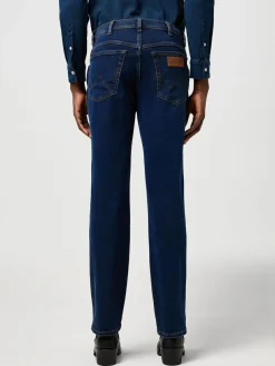 Clearance Wrangler Rustic Navy Straight Fit Texas Authentic Jeans