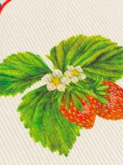 Wylder Blue Strawberry Stripes 46x36cm Table Placemats Set Of 4^ Table Linen, Placemats & Coasters