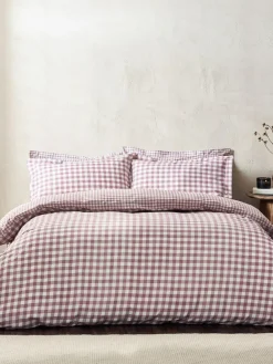 Yard Barton Check Cotton Duvet Cover and Pillowcase Set^ Bedsets & Duvet Covers|Branded Bedlinen