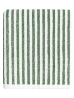 Best Yard Hebden Striped Towel Green