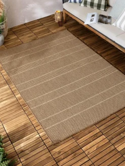 Best Yard Natural Pentle Jute Effect Indoor/Outdoor Washable Rug