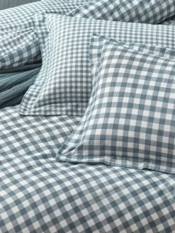 Yard Barton Check Cotton Duvet Cover and Pillowcase Set^ Branded Bedlinen