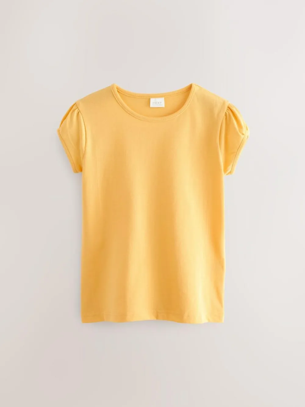Online Next Yellow 2 Pack Puff Sleeve T-Shirts (3-16yrs)