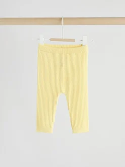 Online Next Yellow Baby Knitted Jumper and Leggings Set 2 Piece (0mths-3yrs)