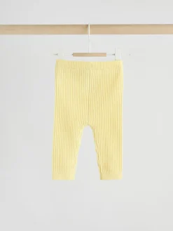 Online Next Yellow Baby Knitted Jumper and Leggings Set 2 Piece (0mths-3yrs)