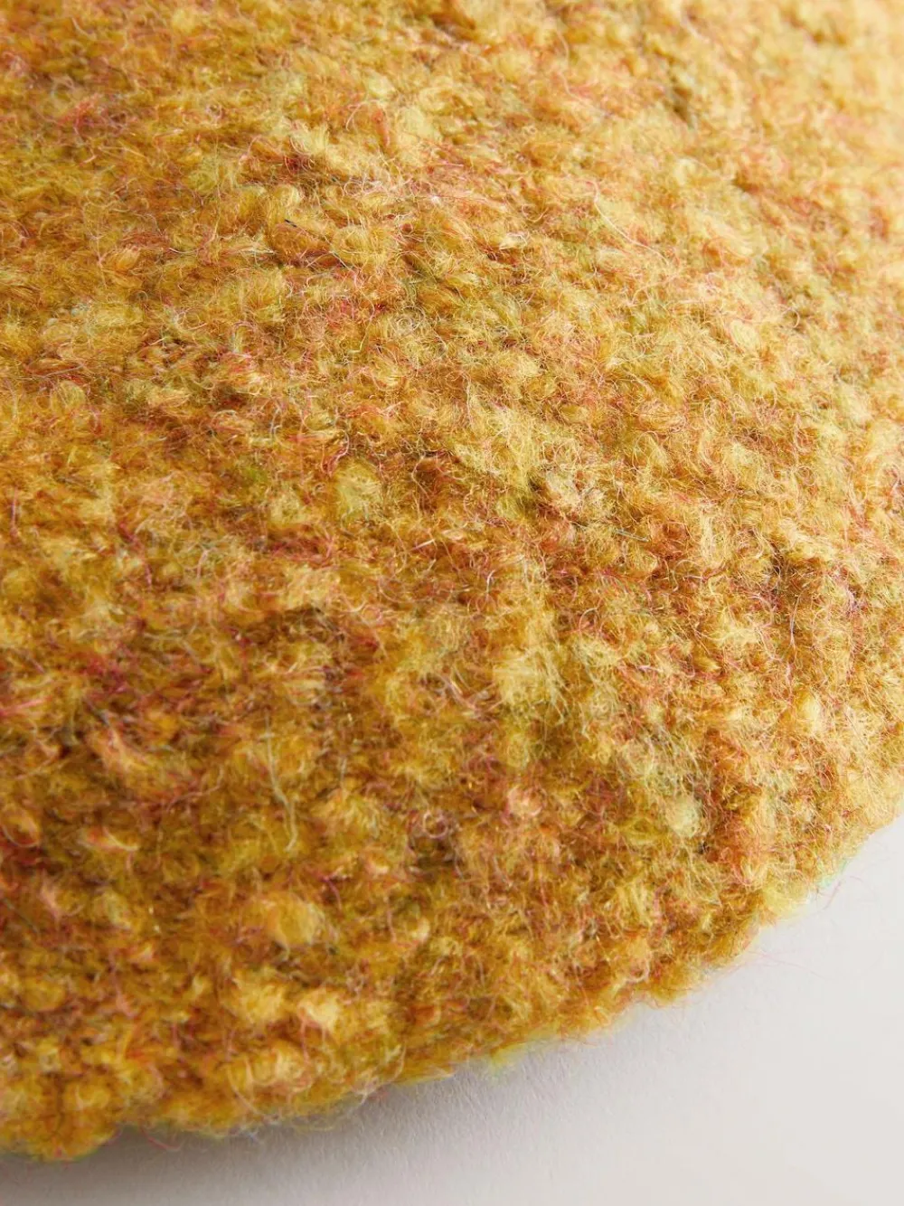 Sale Next Yellow Boucle Knitted Beanie Hat