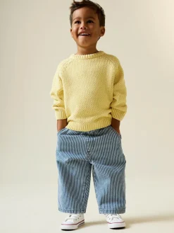 Next Chenille Knitted Crew Neck Jumper (3mths-7yrs)^BOY Knitwear|Knitwear