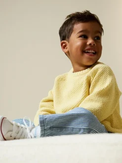 Next Chenille Knitted Crew Neck Jumper (3mths-7yrs)^BOY Knitwear|Knitwear