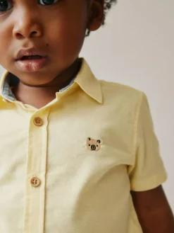 Next Short Sleeve Long Sleeve Oxford Shirt (3mths-7yrs)^BOY Suits & Vest|Shirts