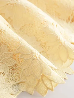 Hot Next Lace Occasion Dress (3-16yrs) Yellow