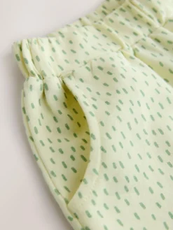 Clearance Next Embellished Barrel Trousers (3mths-7yrs) Yellow Lemons