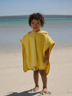 New Next Towelling Poncho (9mths-6yrs) Yellow Lion