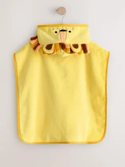 New Next Towelling Poncho (9mths-6yrs) Yellow Lion