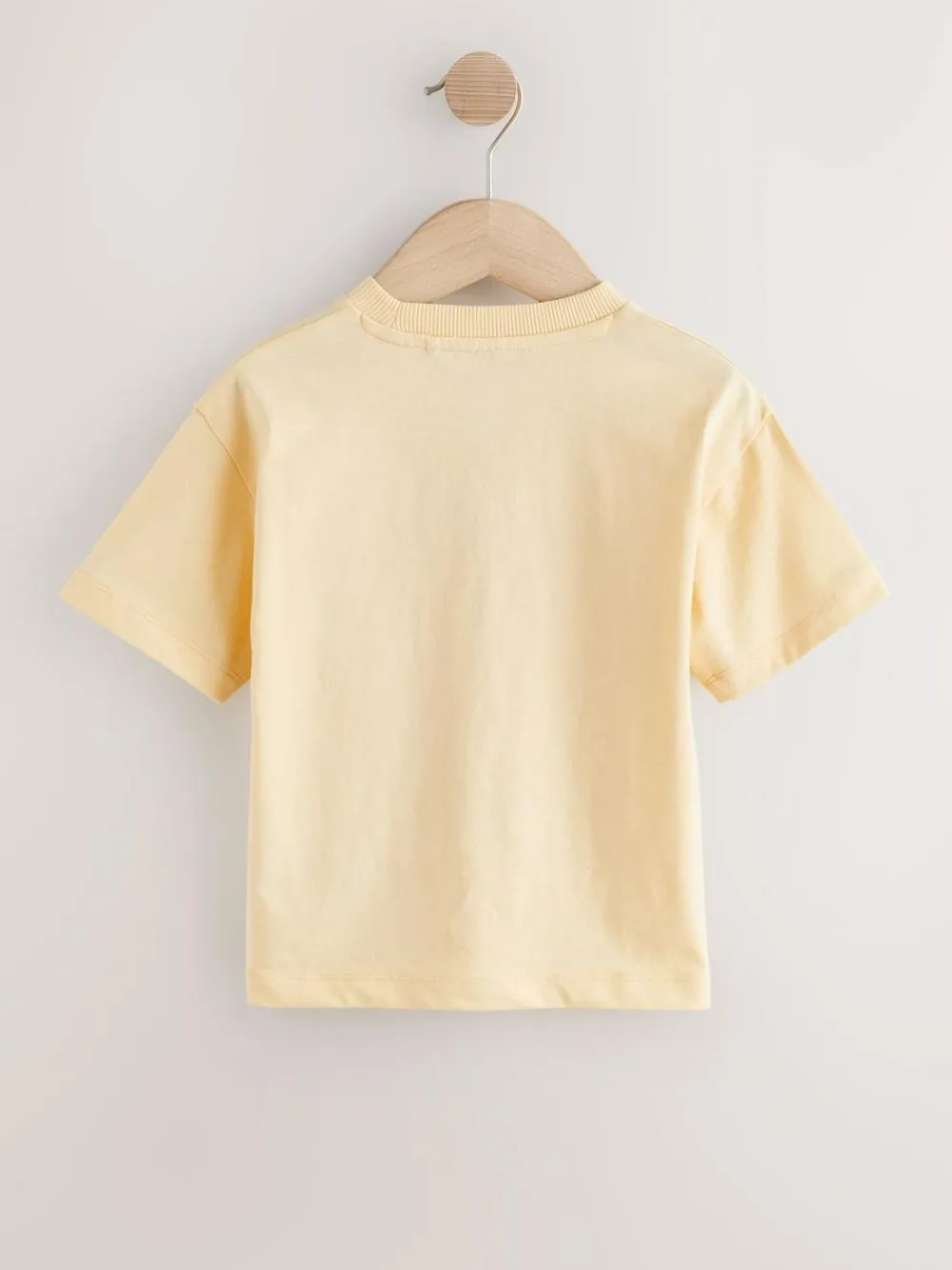 New Next Yellow Mama's Bestie Short Sleeve Small Graphic T-Shirt (3mths-7yrs)