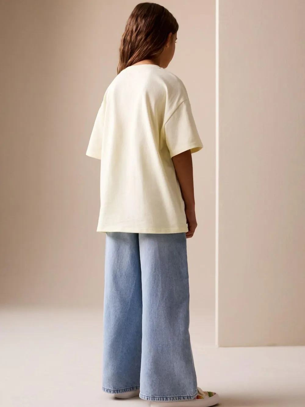 Hot Next Yellow Nirvana Oversized Graphic T-Shirt (3-16yrs)