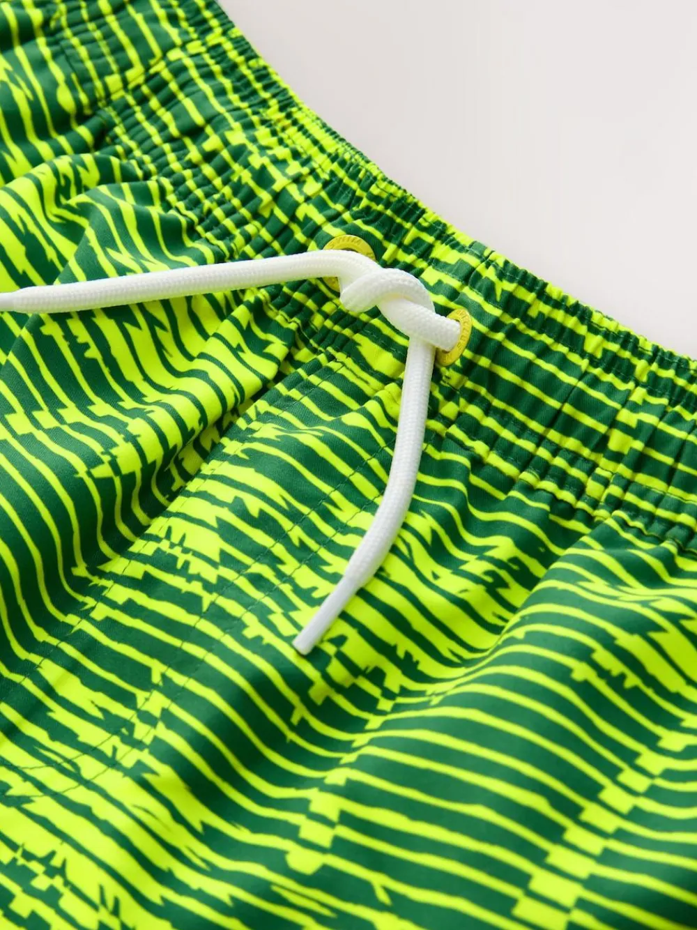 New Next Yellow Palm Tree Printed Swim Shorts (3-16yrs)