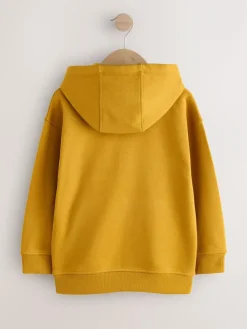 Online Next Yellow Plain Jersey Hoodie (3-16yrs)
