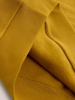 Online Next Yellow Plain Jersey Hoodie (3-16yrs)