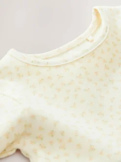 Next Yellow Ribbed Jersey Dress (3mths-7yrs)^ Dresses