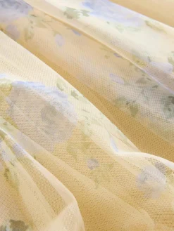 Next Ruffle Shoulder Mesh Dress (3mths-7yrs)^ Dresses