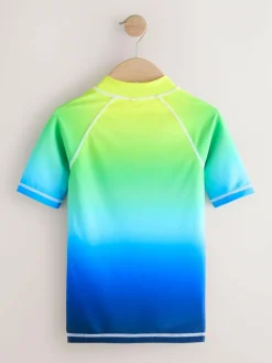 Next Yellow/Blue Short Sleeve Rash Vest (1.5-16yrs)
