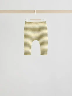 Next Yellow/Pink/Blue Baby Jersey Tops and Leggings Set 6 Piece (0mths-2yrs)^BOY Tops|Unisex