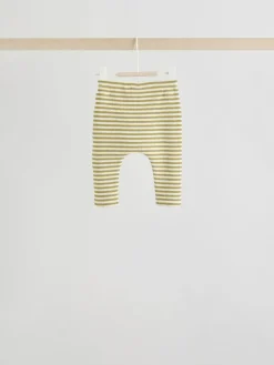 Next Yellow/Pink/Blue Baby Jersey Tops and Leggings Set 6 Piece (0mths-2yrs)^BOY Tops|Unisex