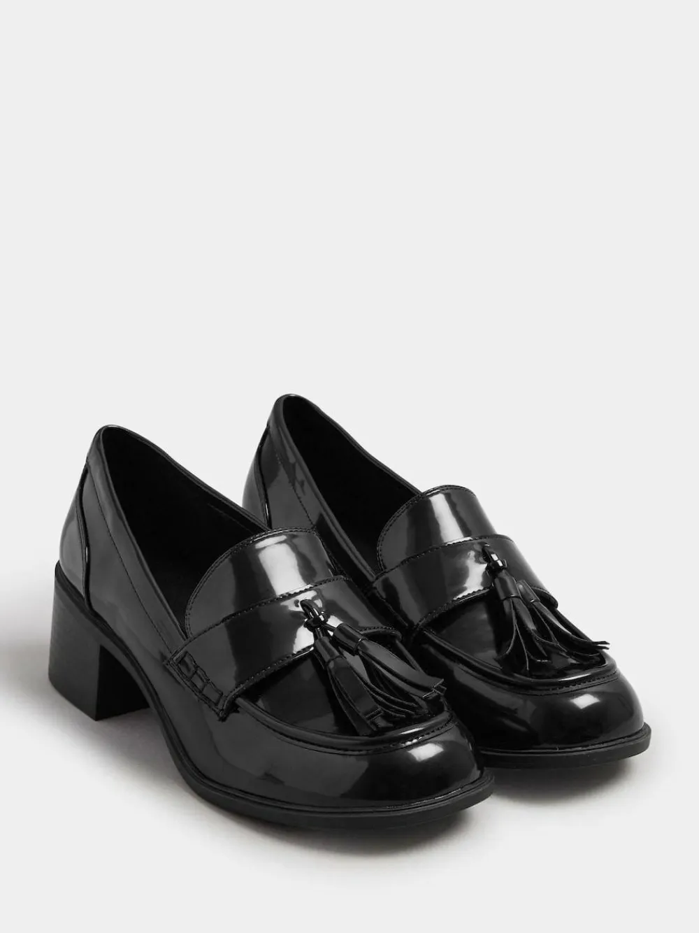 Yours Curve Extra Wide Fit Extra Wide Fit Heeled Tassel Loafers^Women Wide Fit & Extra Wide Fit|Heels