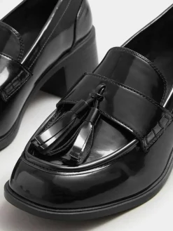 Yours Curve Extra Wide Fit Extra Wide Fit Heeled Tassel Loafers^Women Wide Fit & Extra Wide Fit|Heels