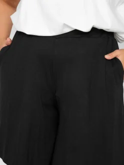 Discount Yours Curve Black Jersey Shorts