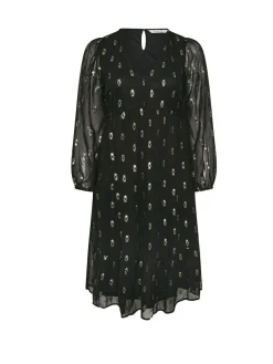 Yours Curve Black London Sequin Boho Smock Dress^Women Midi Dresses|Occasion Dresses