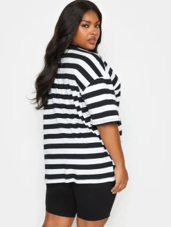 Yours Curve Black Mid Wash Bermuda Shorts^Women Shorts