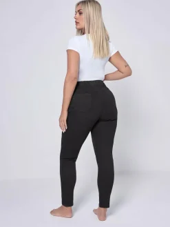 Discount Yours Curve Black Stretch Pull On Jenny Jeggings