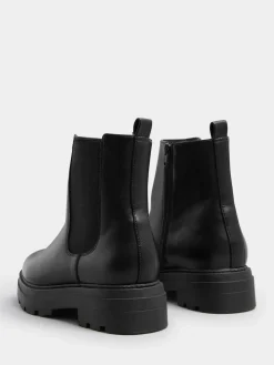 Yours Curve Black Wide Fit Chunky Chelsea Boots^Women Wide Fit & Extra Wide Fit