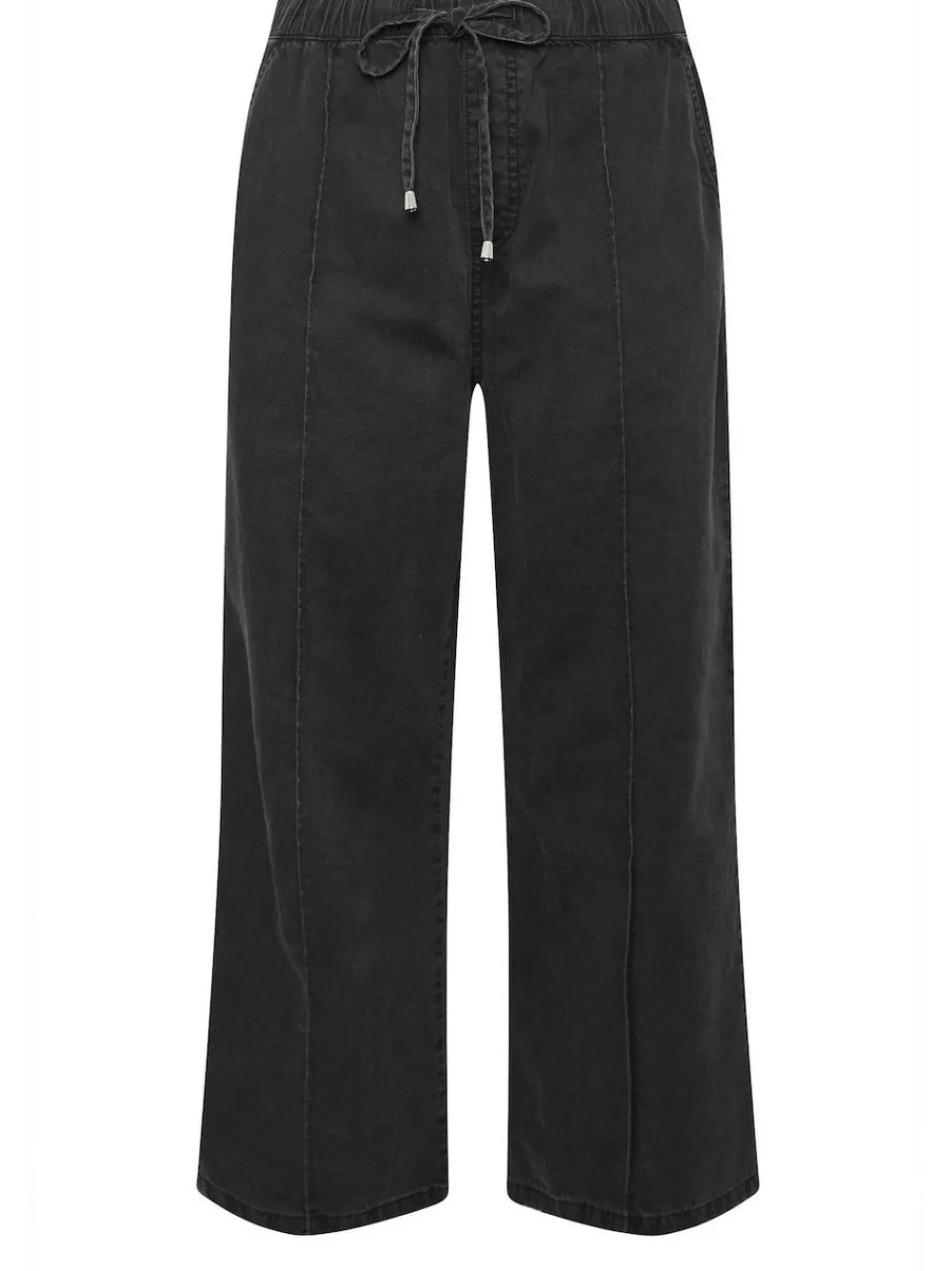 Yours Curve Wide Fit Wide Leg Seam Front Jeans^Women Jeans|Jeans