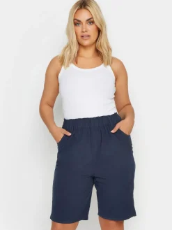 Yours Curve Cool 100% Cotton Shorts^Women Shorts