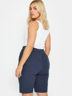 Yours Curve Cool 100% Cotton Shorts^Women Shorts